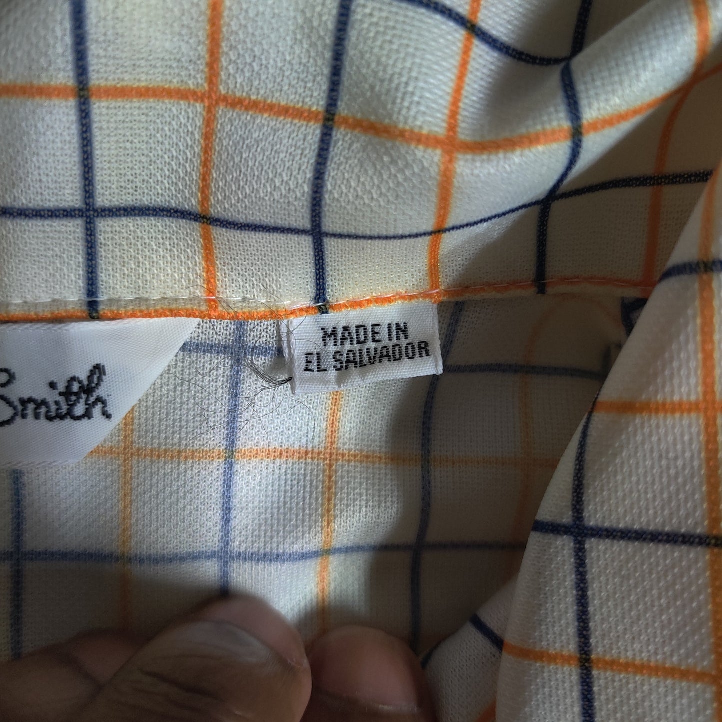 Vintage David Smith Plaid Sleeveless Polo Top Retro Preppy Golf Blouse Size 8