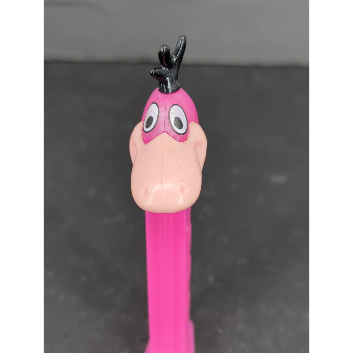 Vintage 1992 Dino The Flintstones PEZ Dispenser Pink Stem Made in Slovenia