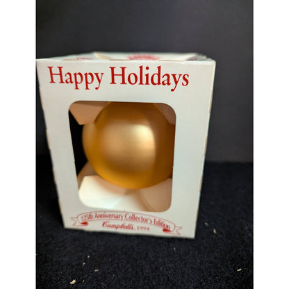Vintage 1994 Campbell's 125th Anniversary Collector's Edition Christmas Ornament