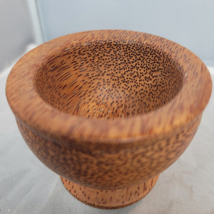 Palmyra Palm Wood Mortar and Pestle Herb Spice