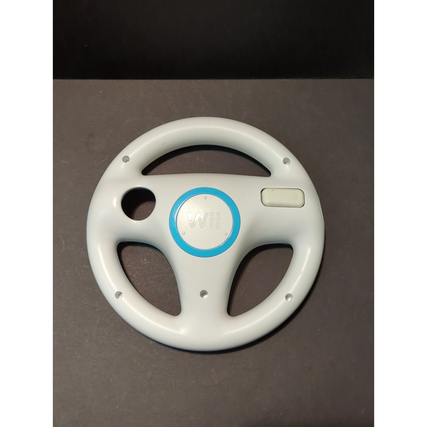 Wii Video Nintendo white steering wheel for racing games console Mario Kart