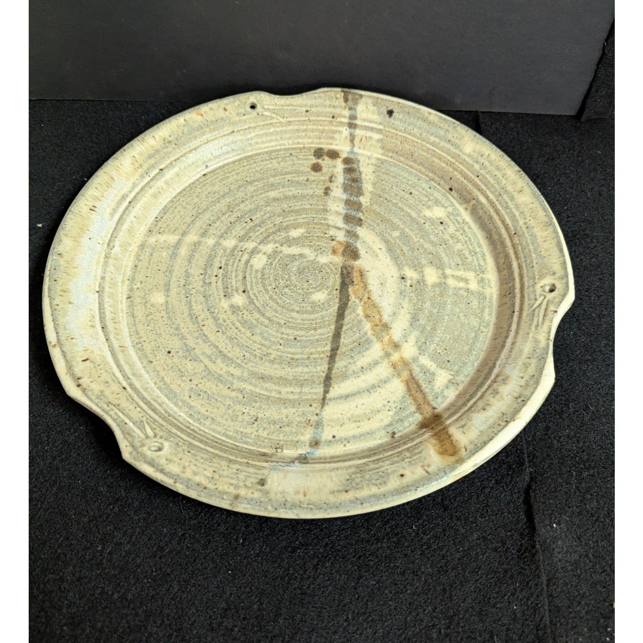 George Griffin Pottery, Sopchoppy Florida Handmade Art Pottery Plate 11"
