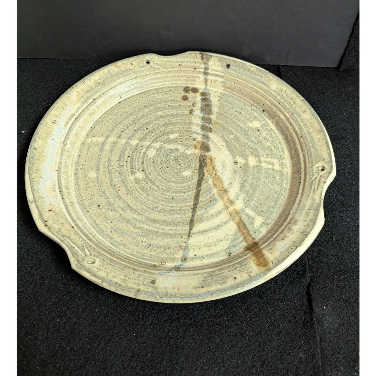George Griffin Pottery, Sopchoppy Florida Handmade Art Pottery Plate 11"