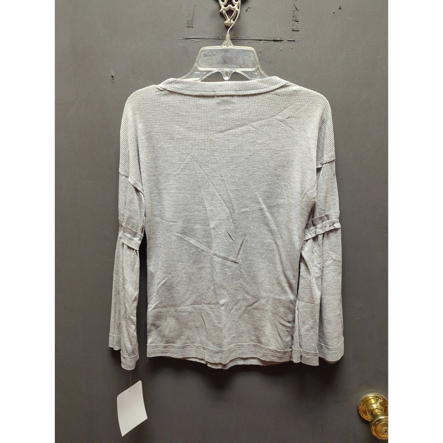 Baea XS Thermal Blouse waffle knit  grey NEW