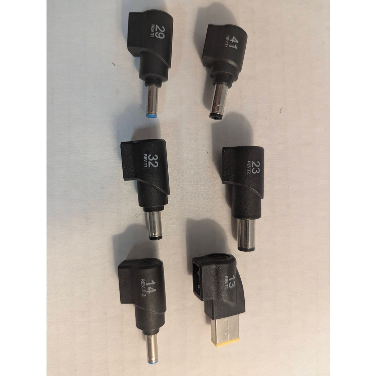Universal Laptop DC Power Adapter Tips Replacement Connector Set Lot 7 Pc