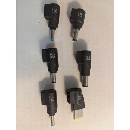 Universal Laptop DC Power Adapter Tips Replacement Connector Set Lot 7 Pc