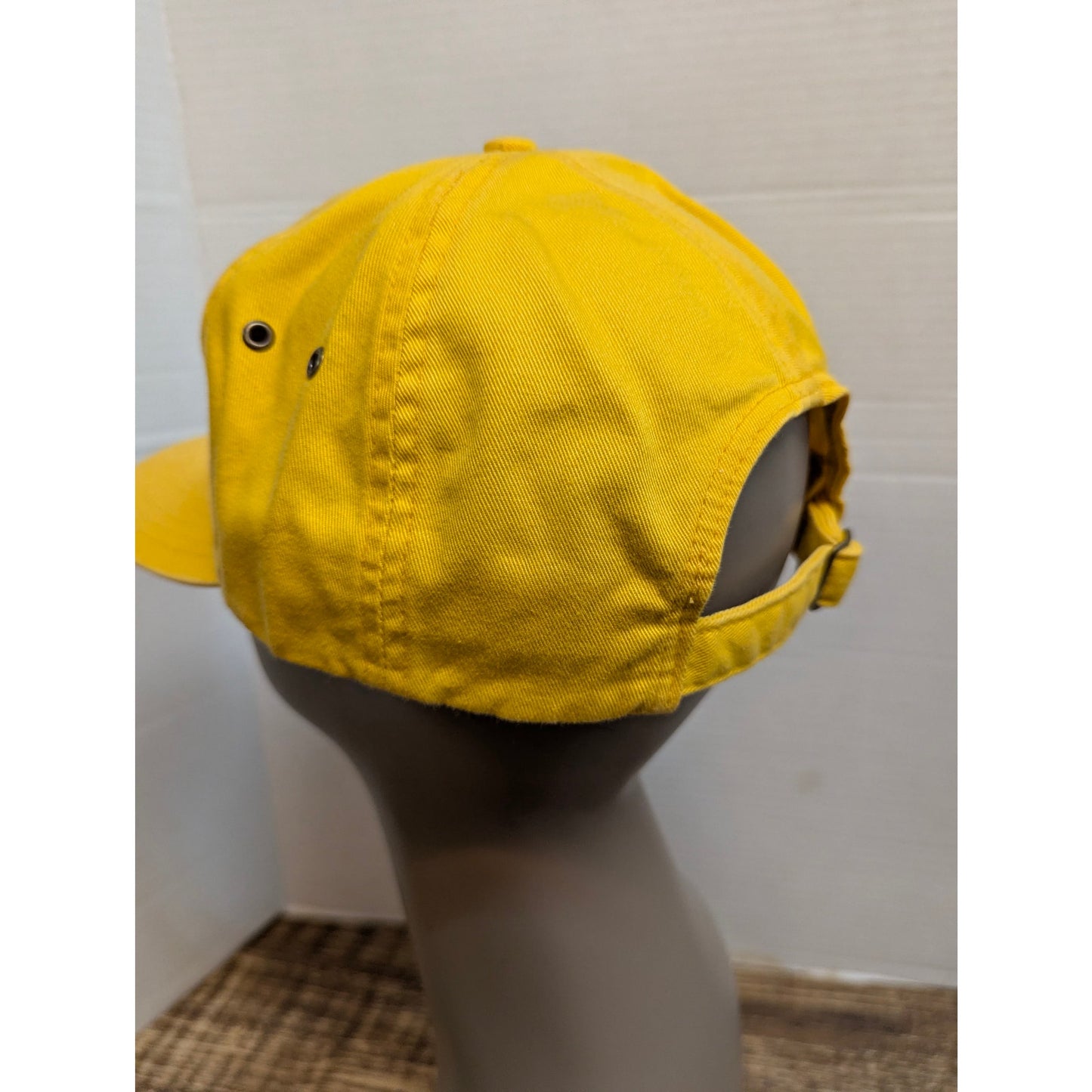 Vintage Mid-Century Coors Light Yellow Snapback Baseball Cap Hat Retro Y2K