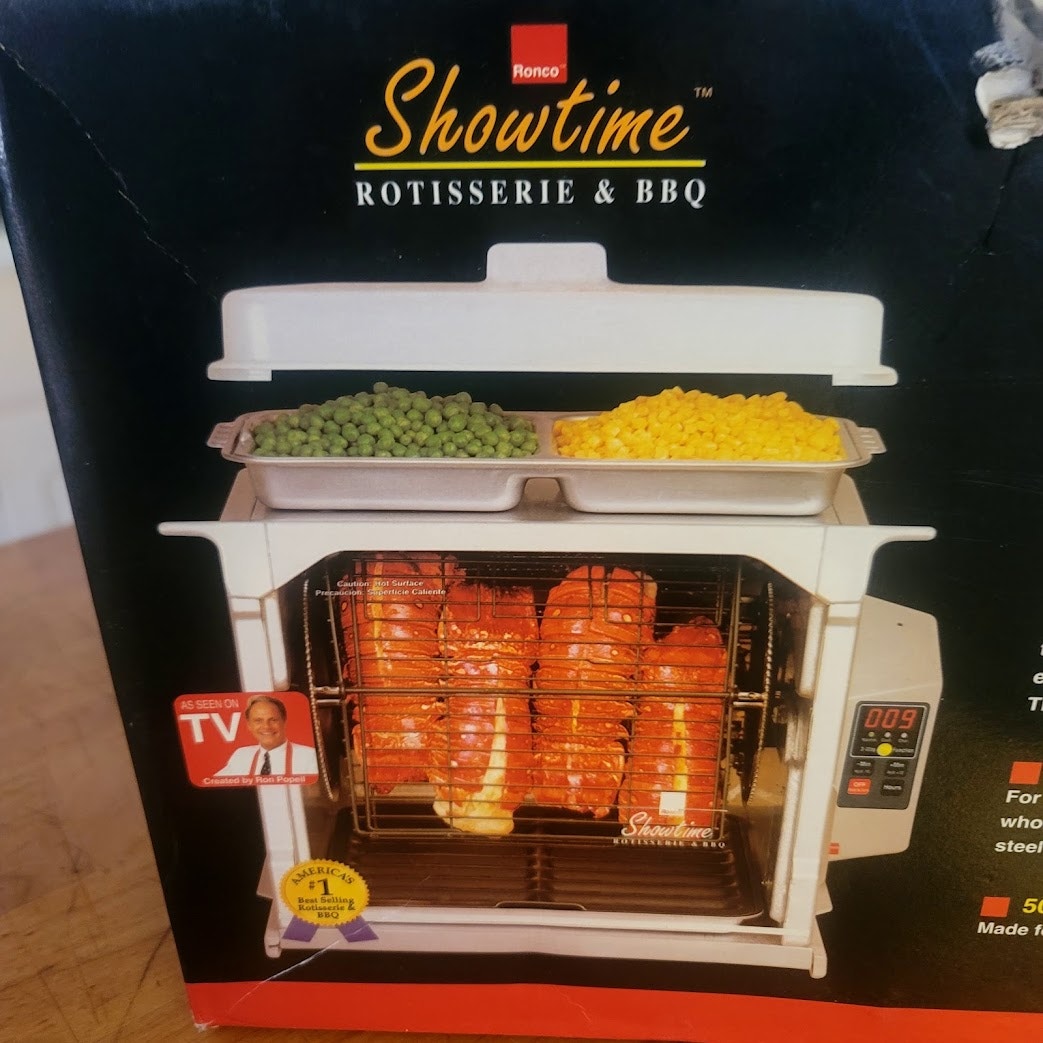 Ronco Showtime Rotisserie Deluxe Accessory Kit Vintage Boxed Set Model STA4