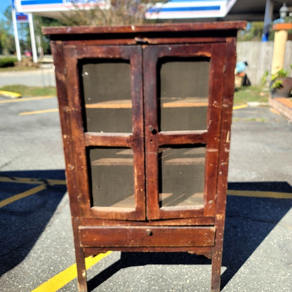 Secondhand Sandies: Antique Wood Pie Safe with drawer