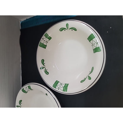 Olive Garden Buffalo China Restaurant Cereal Soup Bowls 8" Set of 2
