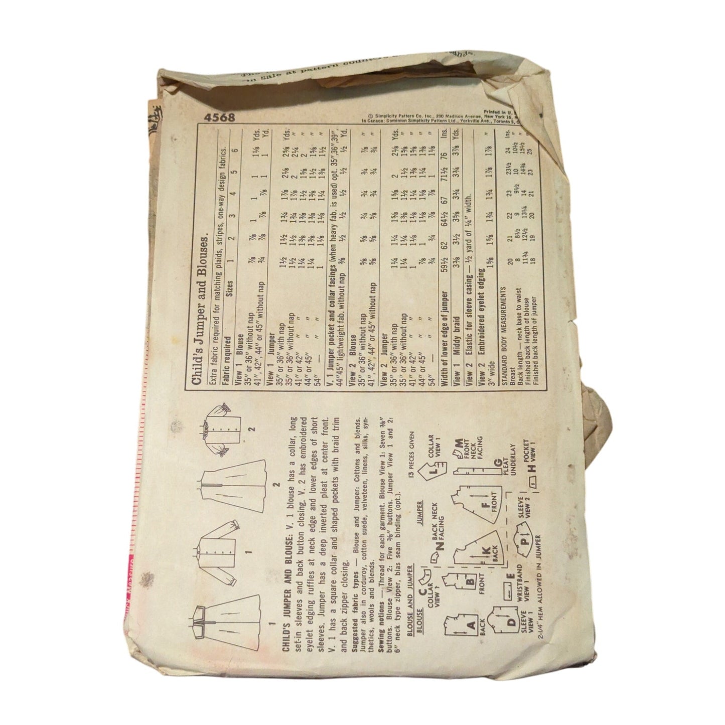 Vintage Sewing pattern