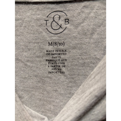 Treasure & Bond Gray "VOTE" Graphic Short Sleeve T-Shirt Size Medium NWT