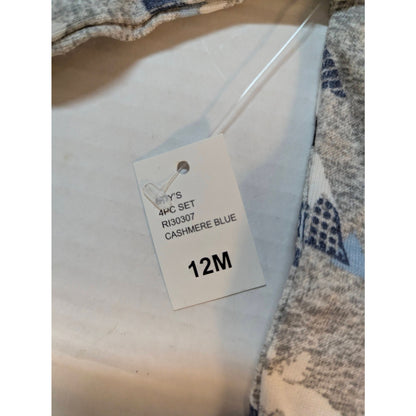 Cozy Koala Kids Baby Boys Gray Mountain Bear Woodland Pajama Top NWT 12M