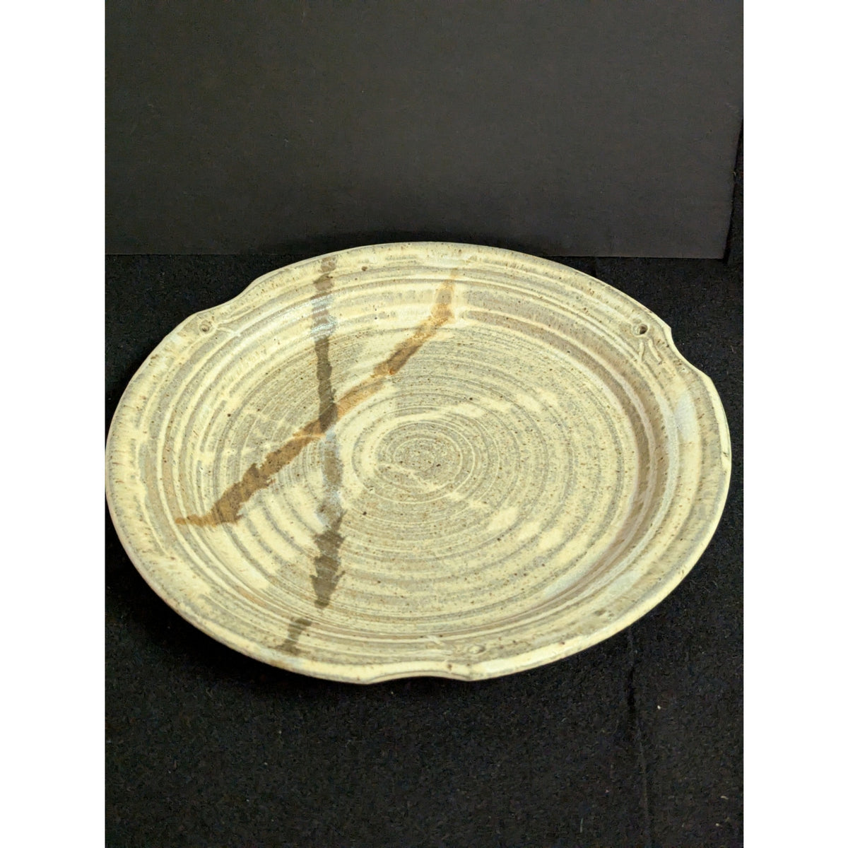 George Griffin Pottery, Sopchoppy Florida Handmade Art Pottery Plate 11"