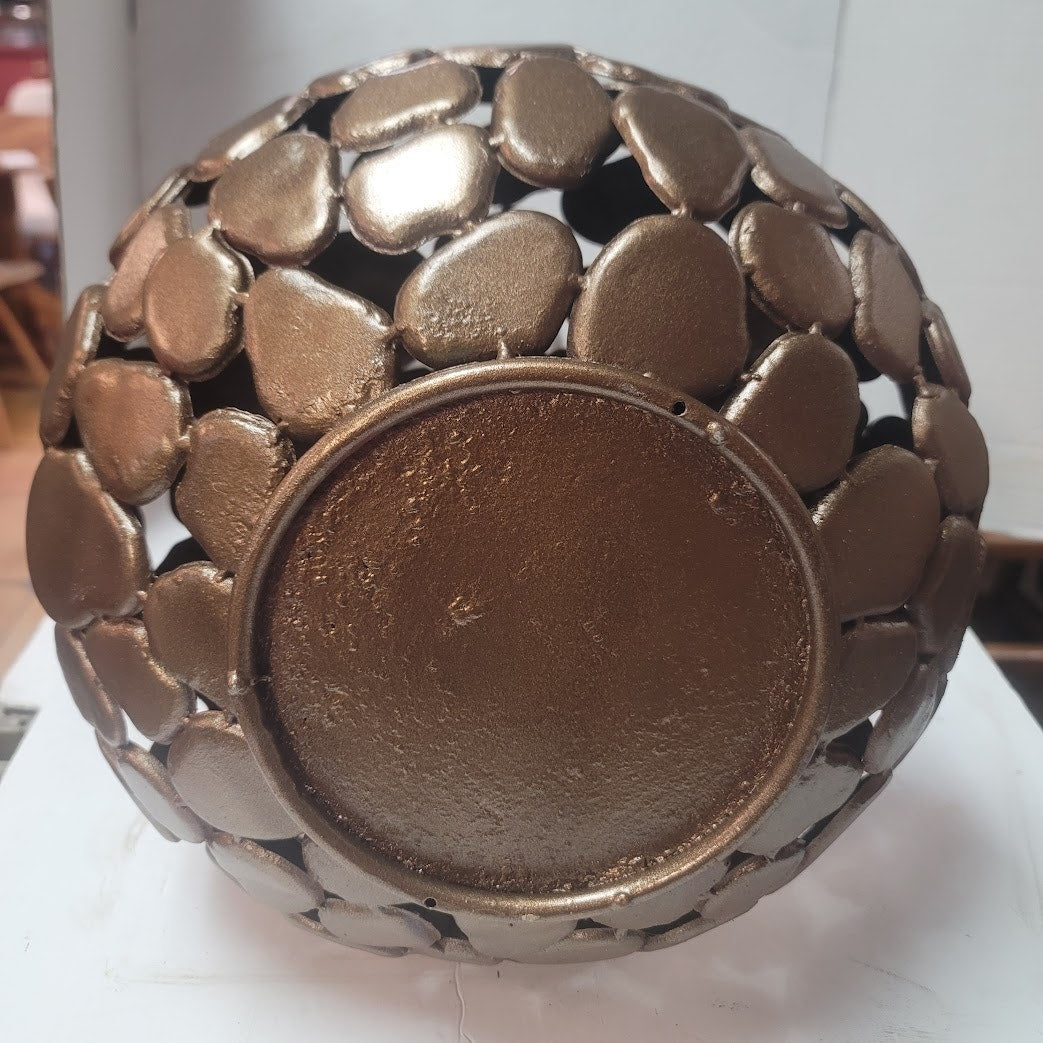 1970s Brutalist Contemporary Modern Large Scale Metal Sculptural Vase