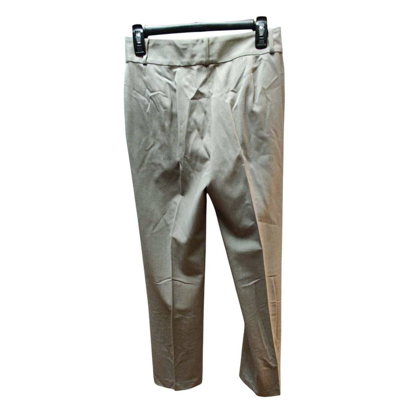 Lauren Ralph Lauren Taupe Gray Wool Blend Pants Career Minimalist Straight 2