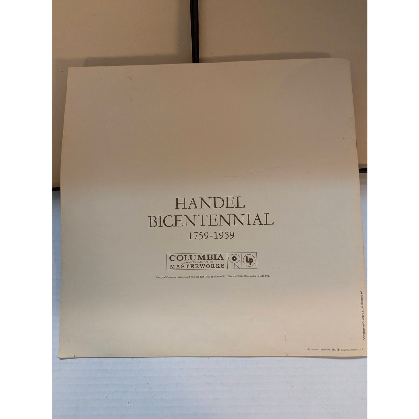 Handel Organ Concertos Nos. 1-6 E. Power Biggs Columbia 6-Eye Mono Box Set