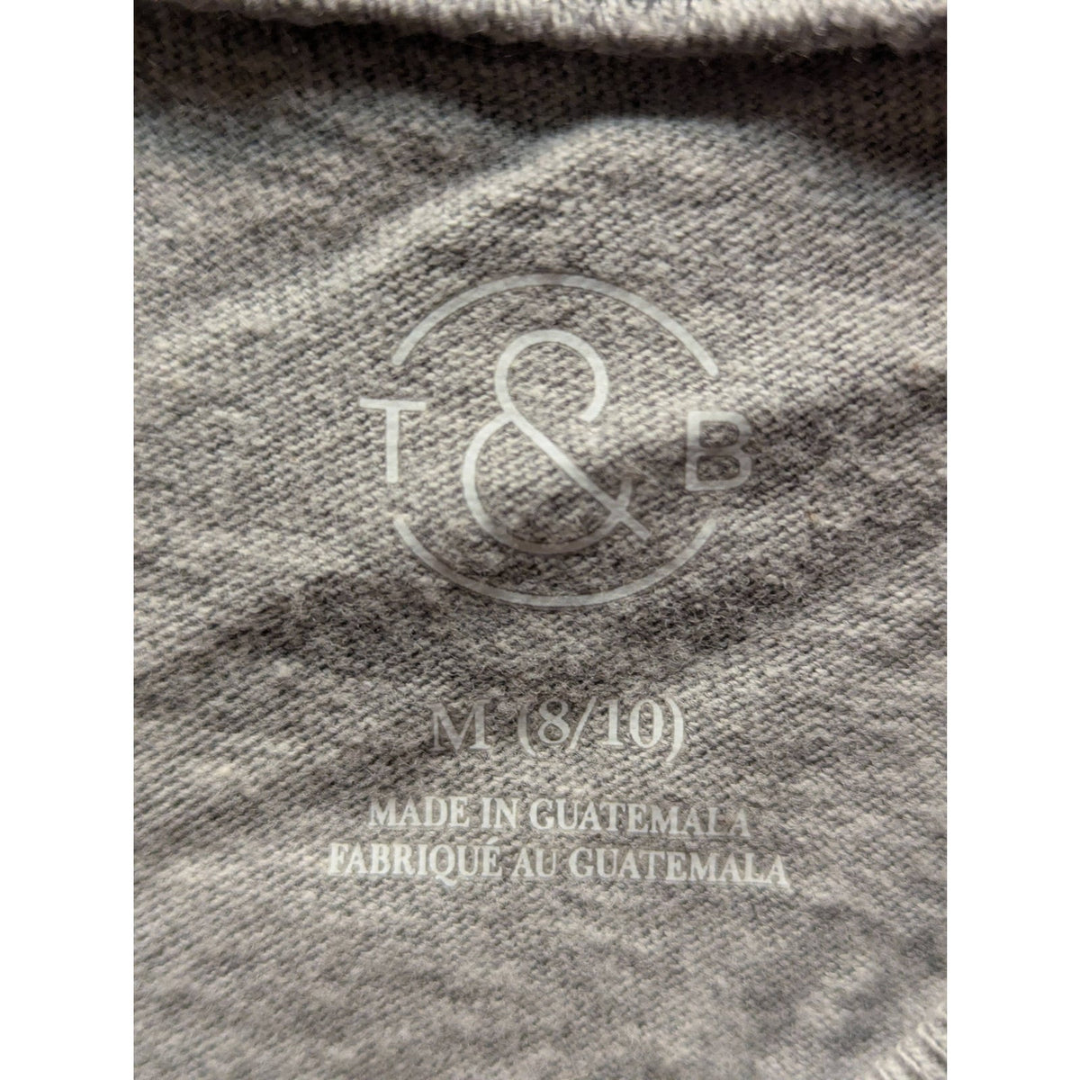 Treasure & Bond Gray "VOTE" Graphic Short Sleeve T-Shirt Size Medium (Juniors)