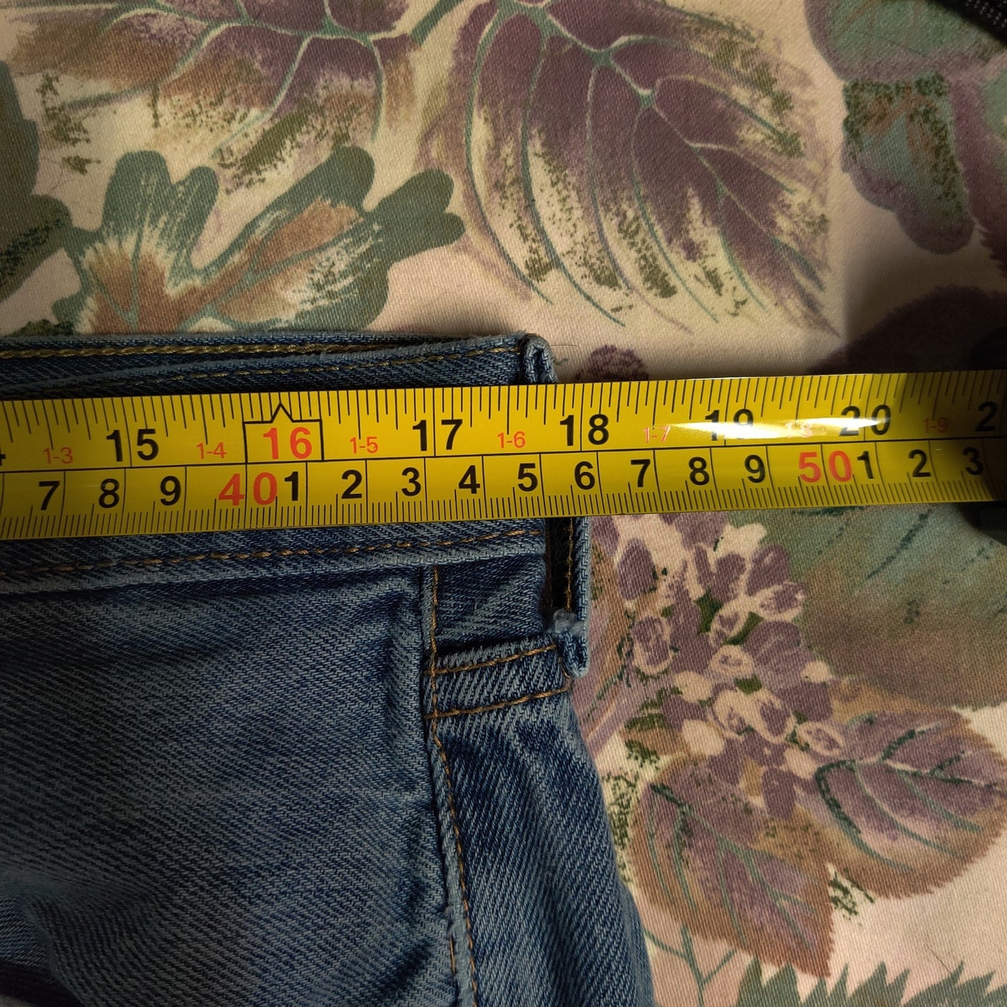 Vintage Levi's 501 Original Fit Straight Leg Blue Wash Jeans 36x32