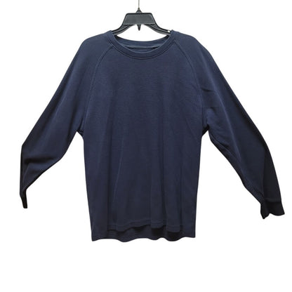 L.L. Bean Size Large Regular Traditional Fit Dark Blue Sweatshirt Vintage