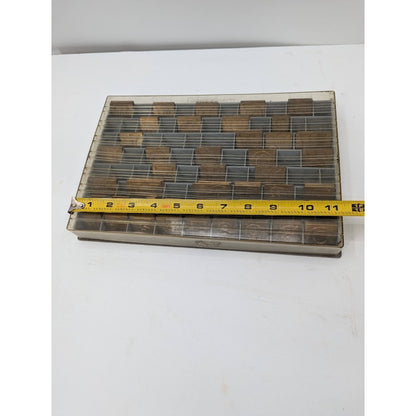 Gravograph Miscellaneous BRASS funky letters Typeset Printer 1 1/4" tall 2.4 LBS
