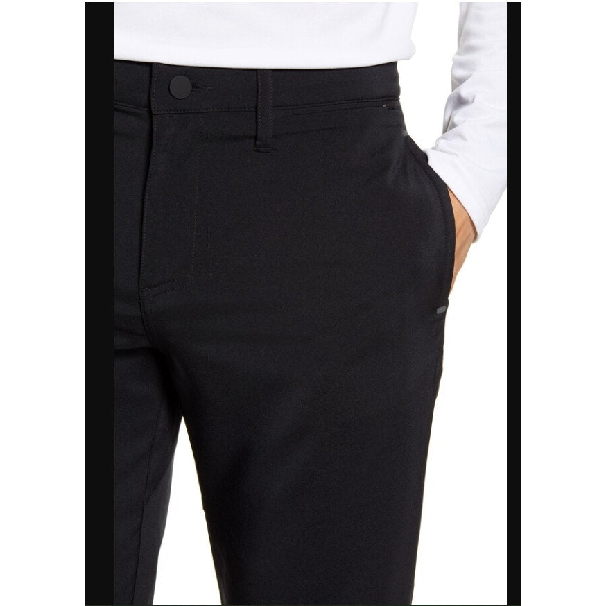 ZELLA BLACK PANTS Hybrid commuter ZELFLEX MEDIUM STRETCH BELT LOOPS Mens Size 30
