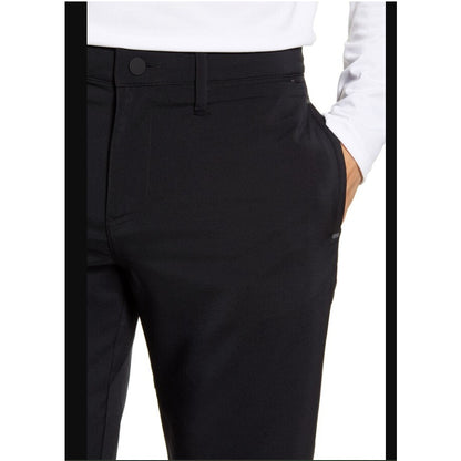 ZELLA BLACK PANTS Hybrid commuter ZELFLEX MEDIUM STRETCH BELT LOOPS Mens Size 30
