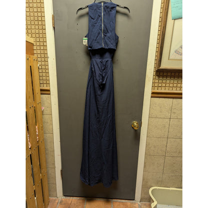 Ali & Jay Blue Sleeveless Asymmetrical High Low Midi Dress Women Extra Small NWT