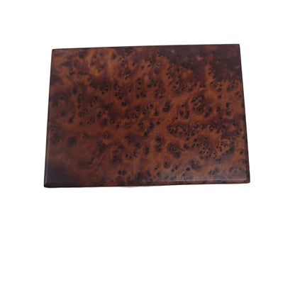 High-quality burl jewelry box Thuja wood jewelry box organizer MCM Trinket Stash