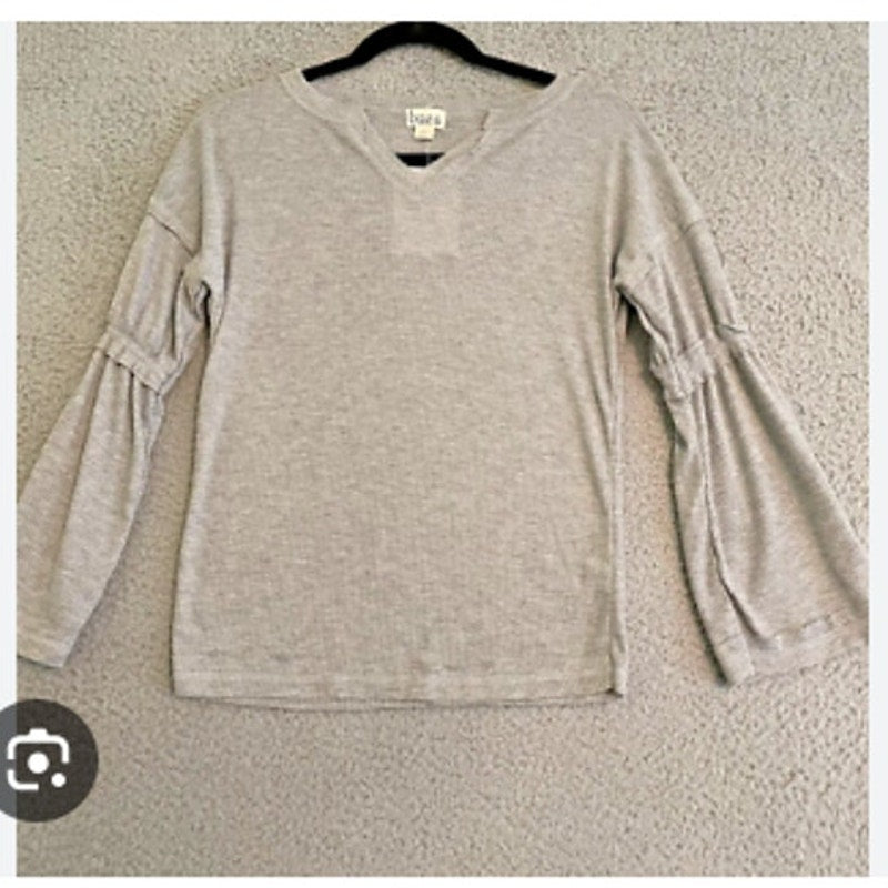 Baea XS Thermal Blouse waffle knit  grey NEW