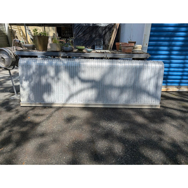 Aluminum VINTAGE awning 9.5 feet Wall brackets and channel