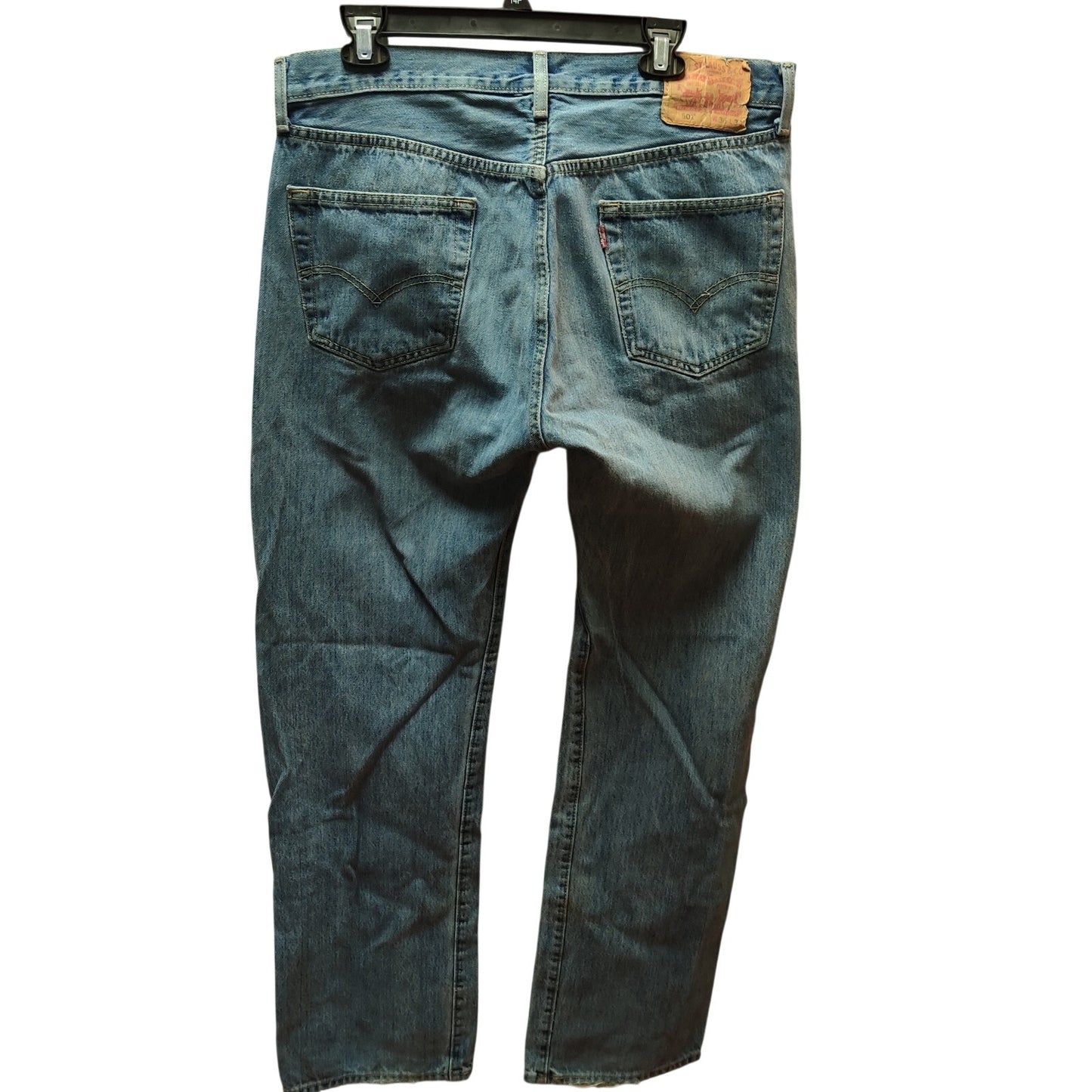 Vintage Levi's 501 Original Fit Straight Leg Blue Wash Jeans 36x32