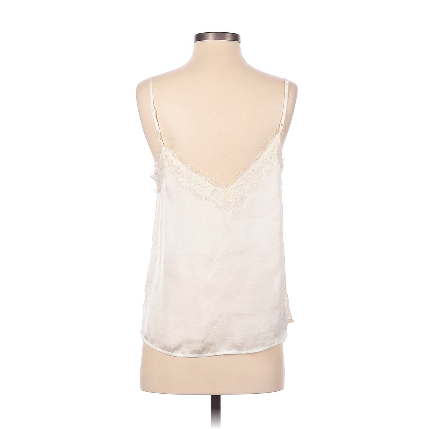 BP. Womens Camisole 3x Ivory NWT Eyelash Lace Trim Adjustable Spaghetti Straps