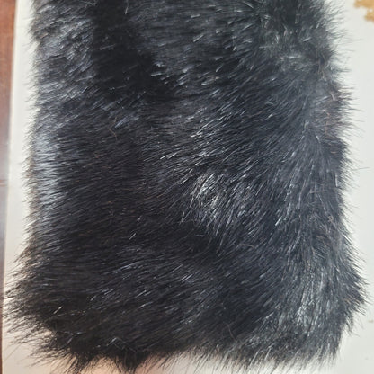 Vintage Fur and Faux Fur collars 2 White Rabbit and One black Faux Fur