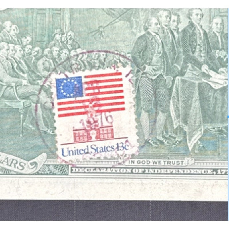 Paper Currency Bank Note USA Paper Money $2 Series 1976 consecutive