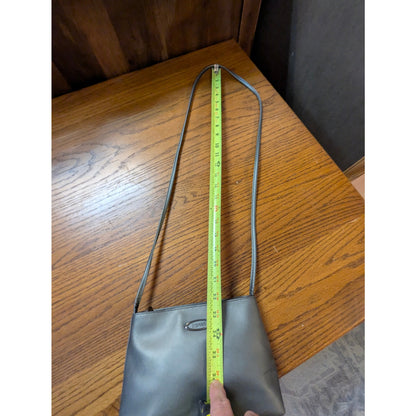 Vintage Esprit Gray Minimalist Small Crossbody Shoulder Bag