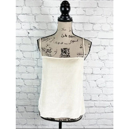 Reformation Cream New Ross Velvet Camisole Ivory Small Tank Top/Camisole cream
