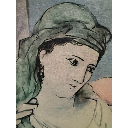 PICASSO The Lovers REPRO 1923 Block Vintage PRINT ON Stretched Canvas 22"X28"