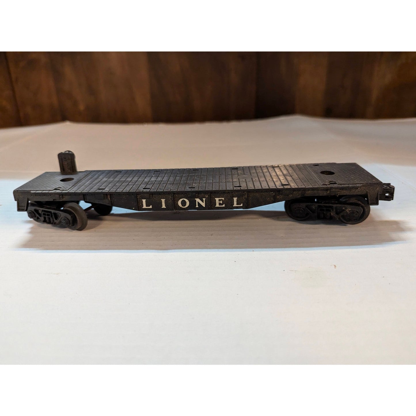 Lionel Vintage O Gauge Black Flatcar Model Train Car