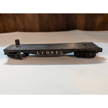 Lionel Vintage O Gauge Black Flatcar Model Train Car