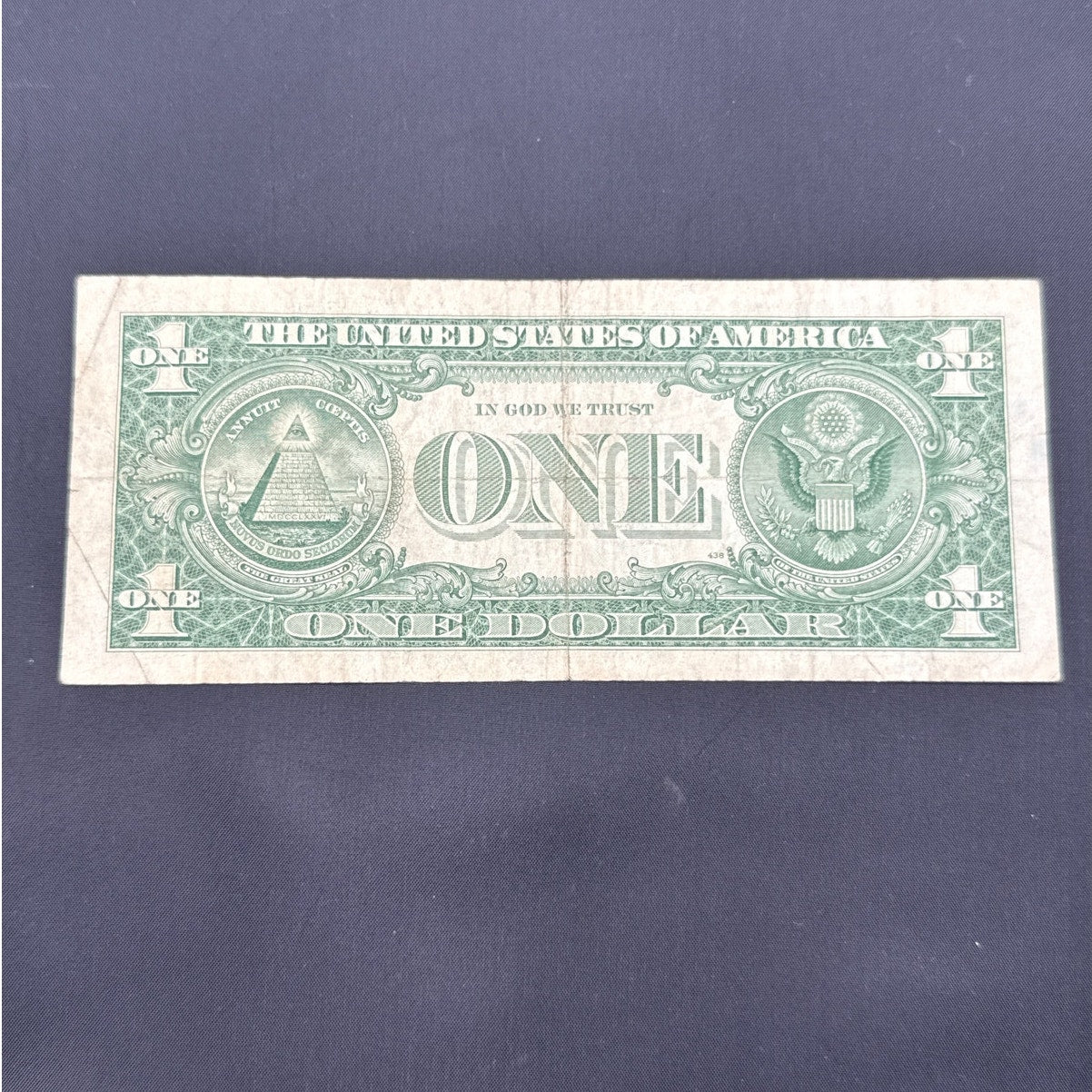 Paper Currency Bank Note Money $1 Series 1957 B Silver Certificate Blue Seal