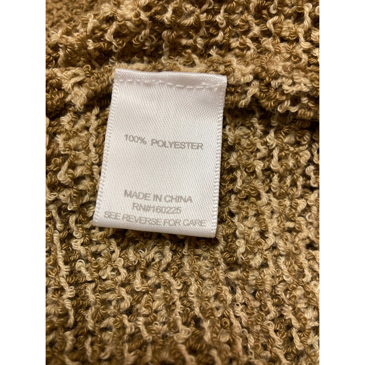 Stitchdrop Open Front Cardigan Sweater Large Ombre Combo/Tan NEW Flyaway Front