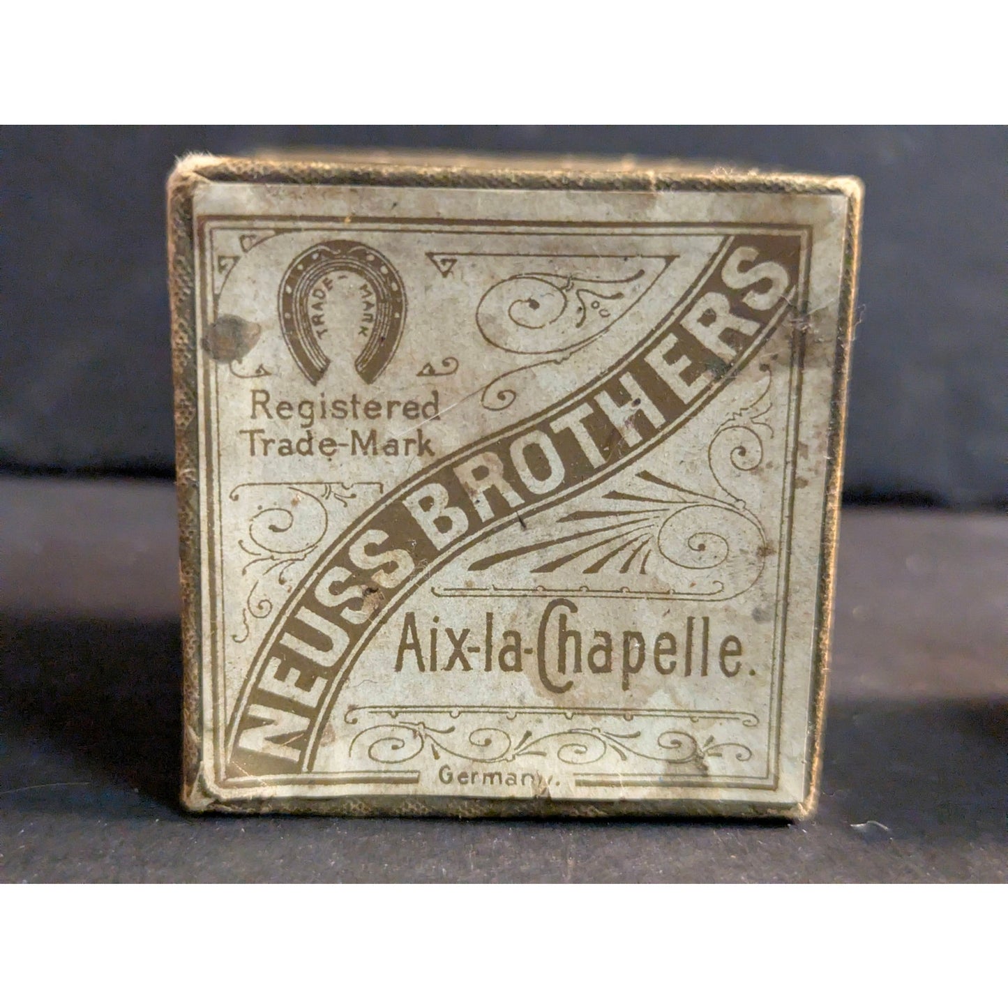 Vintage Neuss Brothers Glass Head Pins Cube Boxes Lot Antique Sewing Ephemera