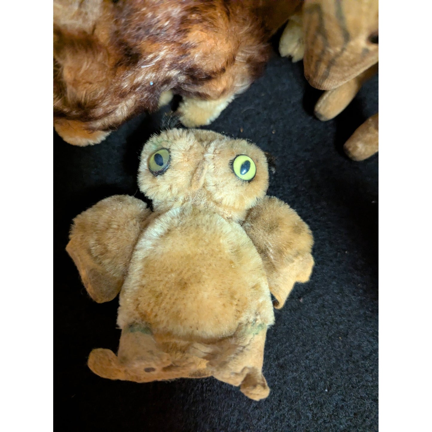 Steiff Vintage Plush Animal Collection Lot 6 Lion mouse zebra monkey owl bunny