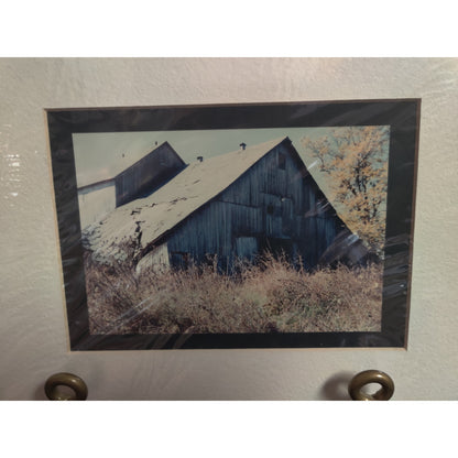Original Rustic Barn Architecture Photograph Signed Dan Evans Matted Print