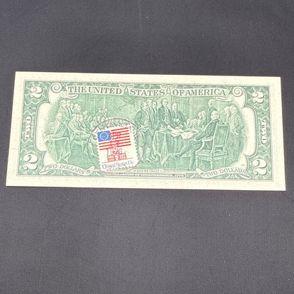 Paper Currency Bank Note USA Paper Money $2 Series 1976 First Day Issue April 13