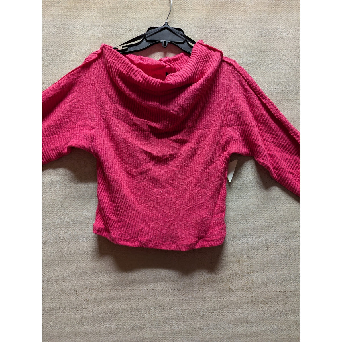Gibson SMALL Marilyn Off the Shoulder Sweater Regular Petite Boat Neck Cotton