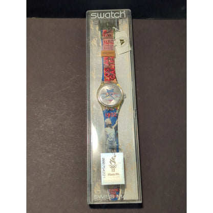 NEW Swatch Stop Watch LOS ANGELES 1932 SSZ100 from 1994 Olympic Special Edition