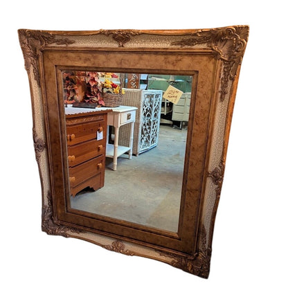Secondhand Sandies: Large Ornate Mirror Gold Beveled 36x42
