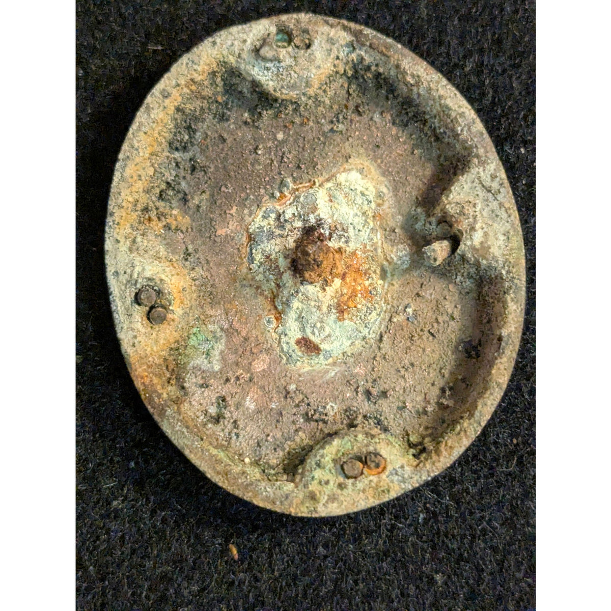 Civil War Artillery Horse Harness Lot Stamped "A" Bridle Rosettes Teamster Plate